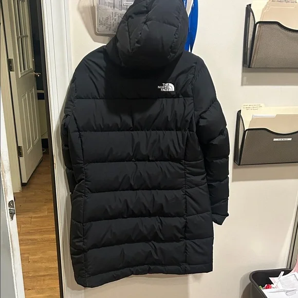 The North Face Woman’s Gotham Parka Down Coat Black - Picture 6 of 7